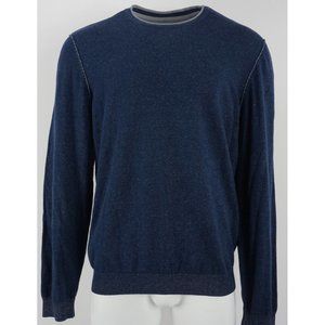 New Report Collection Mens Sizes XL / 2XL Blue Cotton Knit Light Crew Sweatshirt